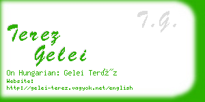 terez gelei business card